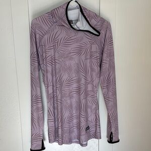 Women's Purple Hooded Sun Shirt